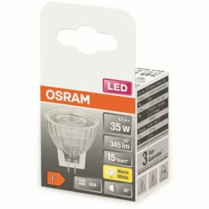 OSRAM LED-Lampe, MR11, GU4, EEK: F, 4,2W, 345lm, 2700K 6